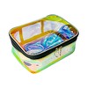 TotePrint Holographic Makeup Bags Bulk,Clear Storage Bag Toiletry Pocket Portable