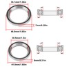 SG Store Pack of 2 Conical Bicycle Headset Bearings 41.8