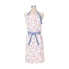 Francfranc Flower Cotton Full Apron Pink
