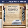 Sliding Tie Racks for Closet, 20 Tie Hanger for Men