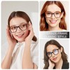 EYEURL 3 Pack Oversized Cat Eye Reading Glasses for Women