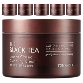 Tony Moly The Black Tea London Classic Cleansing Cream, 6 packs, 200ml / 토니모리 더 블랙티 런던 클래식 클렌징 크림, 6개, 200ml