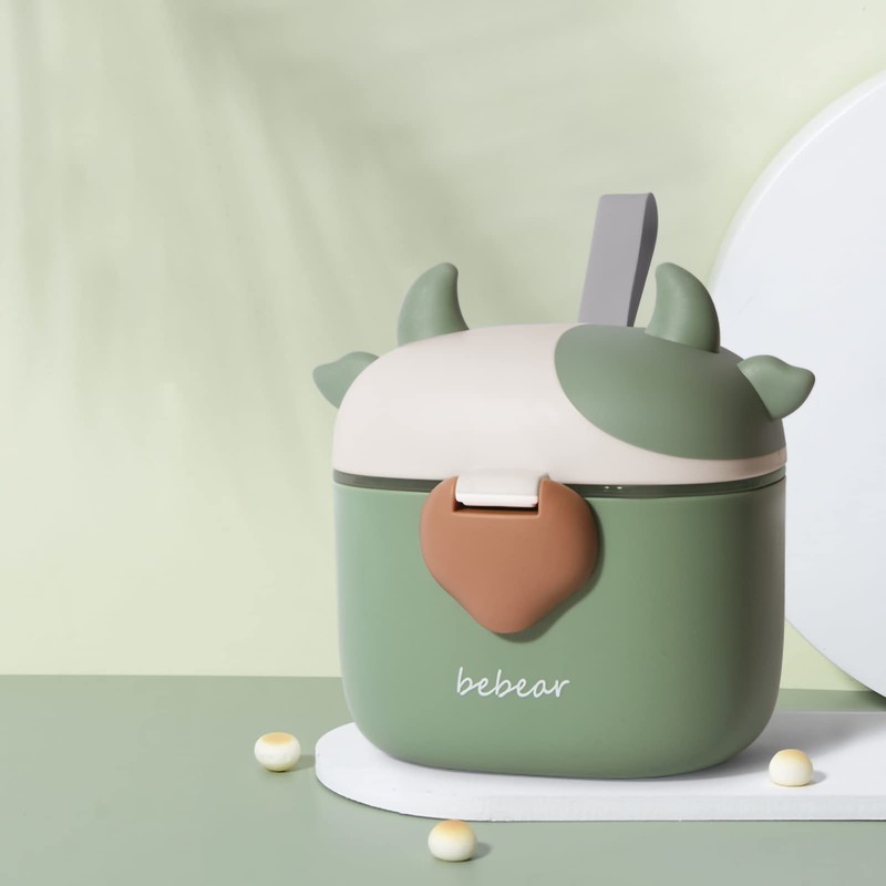 Bebamour Baby Formula Dispenser, BPA Free Portable Milk Powder and