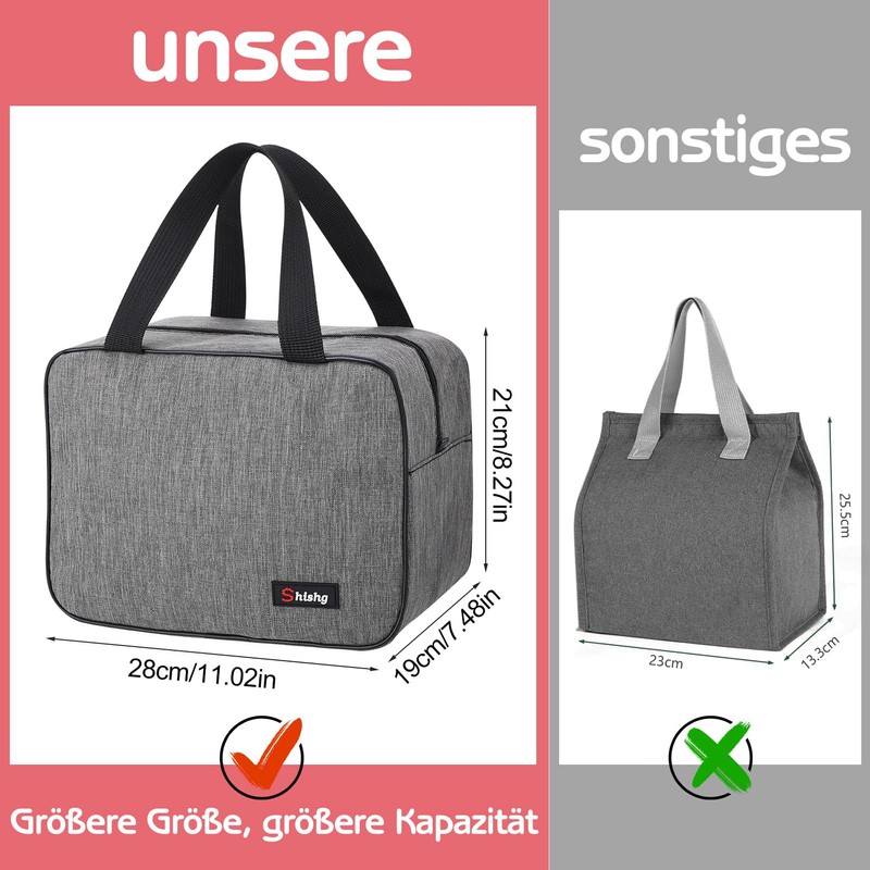 Xialvyu Lunch Bag Portable Lunch Bag Lunch Bags with Foil