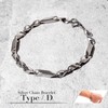 Naru Stainless Steel Silver Chain Bracelet, Men's, Women's, Matching Couples,