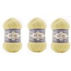 Alize Velluto 100% MicroPolyester Baby Blanket Yarn Lot of 3