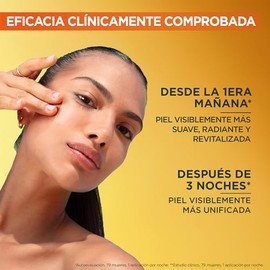 Garnier Express Aclara Serum Noche Antimanchas con 10% Vitamina C Pura para una Piel Radiante, reduce las Manchas durante la Noche, 30ml