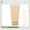 (6"L x 100PCS) Bamboo Skewers Heavy Duty Wooden Skewers Hot