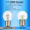 SOFOC- BA21D LED Bulbs High/Low Beam,Yellow G40 Bulb for Motorcycle