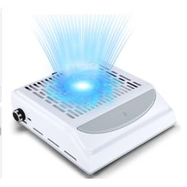 Lnopever Staubabsaugung FüR NäGel 100w,Staubabsaugung Mit Filter,Usb Schnittstelle,Einstellbare Geschwindigkeit Nagelstaubsauger, Leiser Nagel Staubabsaugung