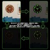 lanzoub Wall Clock, Wooden, Luminous Wall Clock, Silent, Stylish, Continuous