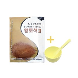 Red clay plaster mask pack (prevents shine) 700g + rubber ball, spatula added / 황토 석고 마스크팩 (번들거림 방지) 700g+고무볼,스파츌라 추가
