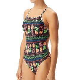 The Finals Women's Wingback Athletic One Piece Swimsuit, Tropic, 26