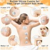 16 Pcs Silicone Cupping Therapy Sets 4 Sizes Professional Massage