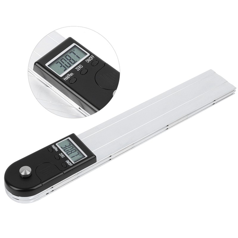 2 In 1 Digital Protractor Accurate Magnetic Aluminum Alloy Measuring