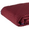 Martex Full/Queen Size Coverlet, Red/Navy Blue