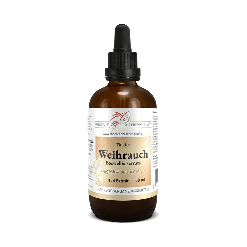Frankincense Tincture - 100 ml, Boswellia Serrata Drops, 1:4 Extract,