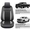JOJOBAY Chevy Silverado Seat Covers,Leather Seat Covers for GMC Sierra,Custom