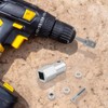 Upgraded Stainless Steel Trailer Jack Drill Adapter with Top Wind