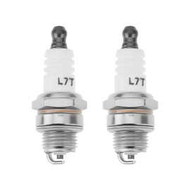 LT Easiyl 2pcs Lawnmower Spark Plug Replacement Part 577484001 HQT-1 Suitable for Gasoline Chain Saw Hedge Trimmer Compatible with Husqvarna BPM7RA