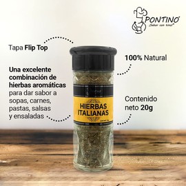 Pontino Hierbas Italianas 20 Gramos 2 Piezas