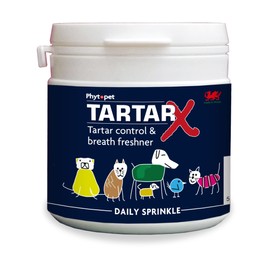 Phytopet TartarX | XL 300g | 100% Natural Herbal Remedy | Tartar Control, Breath Freshener, and Plaque Removal | For Dogs, Cats & Horses