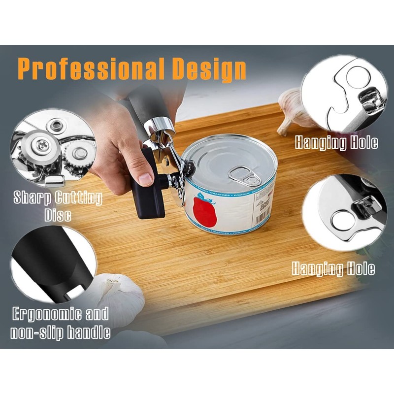 Has & Fas Stainless Steel 3 in 1 Can Opener