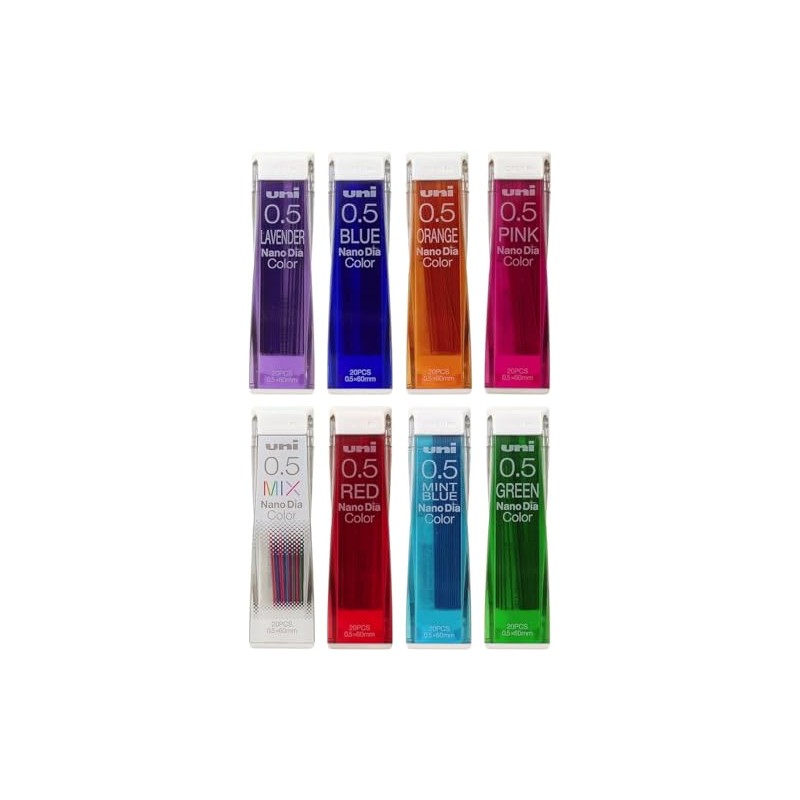 Uni Color Mechanical Pencil 0.5mm Lead, Nanodia, Pink, 0.5mm Lead