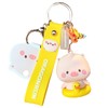 Moerstar Pig Keychain Cute Cartoon Pig 3D Keychain Keyring Women