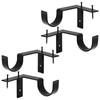 4 Pack Curtain Rod Bracket No Drill Curtain Rod Holder