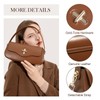 Genuine Leather Crossbody Bag, Top Handle Purse for Women, Shoulder