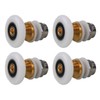 Qikuver 23 mm Shower Cubicle Rollers, Sliding Door Rollers, Replacement