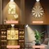 Wireless LED Spotlight Indoor with Rechargeable Battery Operated, Uplighting Indoor