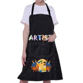 ENSIANTH Artist Aprons Gifts for Painters Aprons with Pockets Painting Cooking Kitchen Apron Painting Lover Gift Artist Lovers Gifts (Artist Aprons Gifts for Painters Artist)
