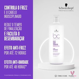 Schwarzkopf Bc Bonacure Keratin Smooth Perfect Shampoo por Unisex - 1 L, 33.8 oz