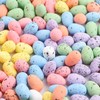 Pack of 100 Easter Decoration Speckled Foam Eggs, Mini Styrofoam