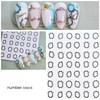 HNUIX Nail Stickers - 3D Star, Self Adhesive Nail Decals,
