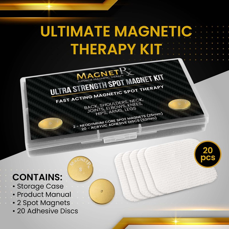 MagnetRX® Magnetic Dots Set - Ultra Strong Magnets - Large