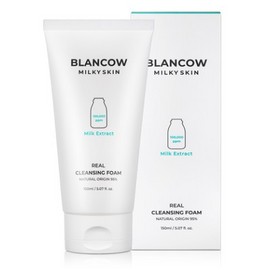 Blancau Real Milk Cleansing Foam 150ml / 블랑카우 리얼 밀크 클렌징폼 150ml