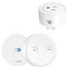 LoraTap Mini Remote Control Outlet Plug Adapter, 656ft Range Wireless