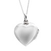 Silverly Women's 925 Sterling Silver Large Heart Locket Chain Necklace,