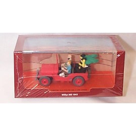 tin tin willys MB 1943 AU pays DE L'OR noir car diecast model