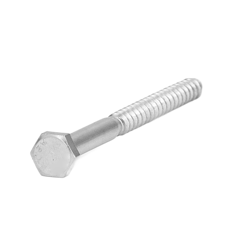 304 Stainless Steel Half Thread Bolt Wood Hex Lag Screws