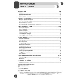 Singer 3342 Sewing Machine  — Instruction Manual User Owner Guide — 33 Pages