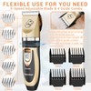 Sminiker Professional Rechargeable Cordless Dogs Cats Horse Grooming Clippers -