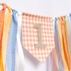 Upfirst Colorful Gingham Ribbon 1st High Chair Banner