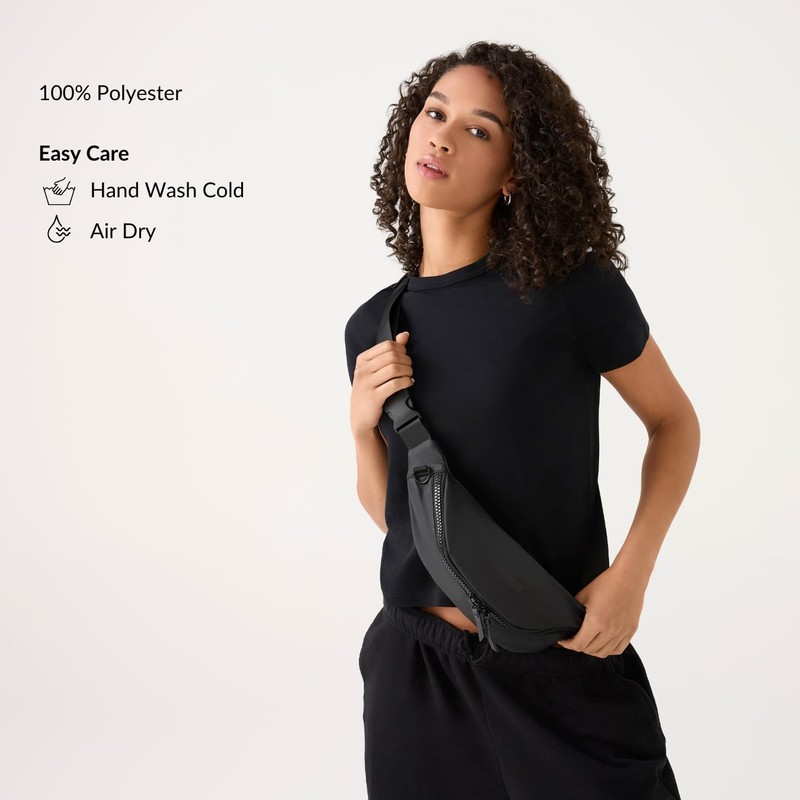 Vooray Everyday Pack - Black, Sleek and Functional Waist Pack