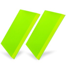CARTINTS 2pack Squeegee Blades Replacement Mini Squeegee Screen Printing Squeegee Rubber Squeegee, 5.1x 2 inch, for Cleaning Glass, Shower Door and Car Windows and Screen Printing,Green