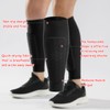 1pair Shindefender Shin Guards,Shindefender Compression Sleeve with Honeycomb Pads,Antislip Collision