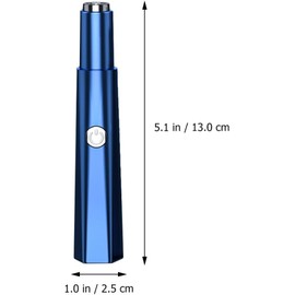 Recortadora de Vello Nasal Orejas Resistente al Agua Cuerpo de Pvc Adecuado para Cejas y Limpieza de Cavidad Nasal